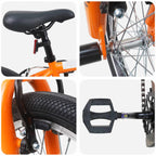 BMX 20 Polegadas para maiores de 9 anos Laranja — foto 4