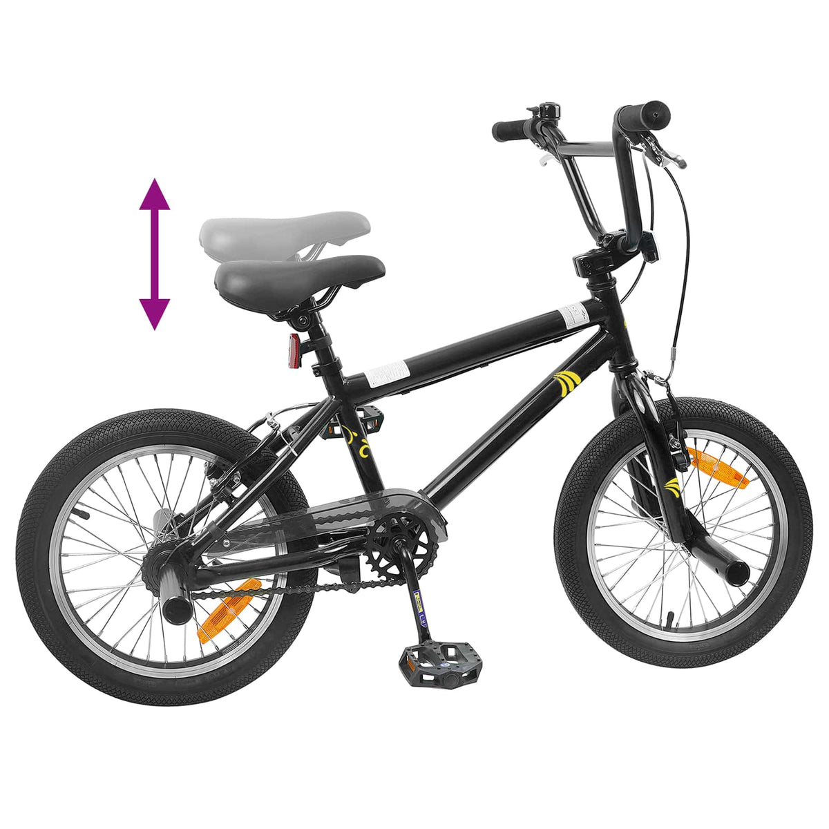 BMX 20 Polegadas para maiores de 9 anos Preto — foto 7