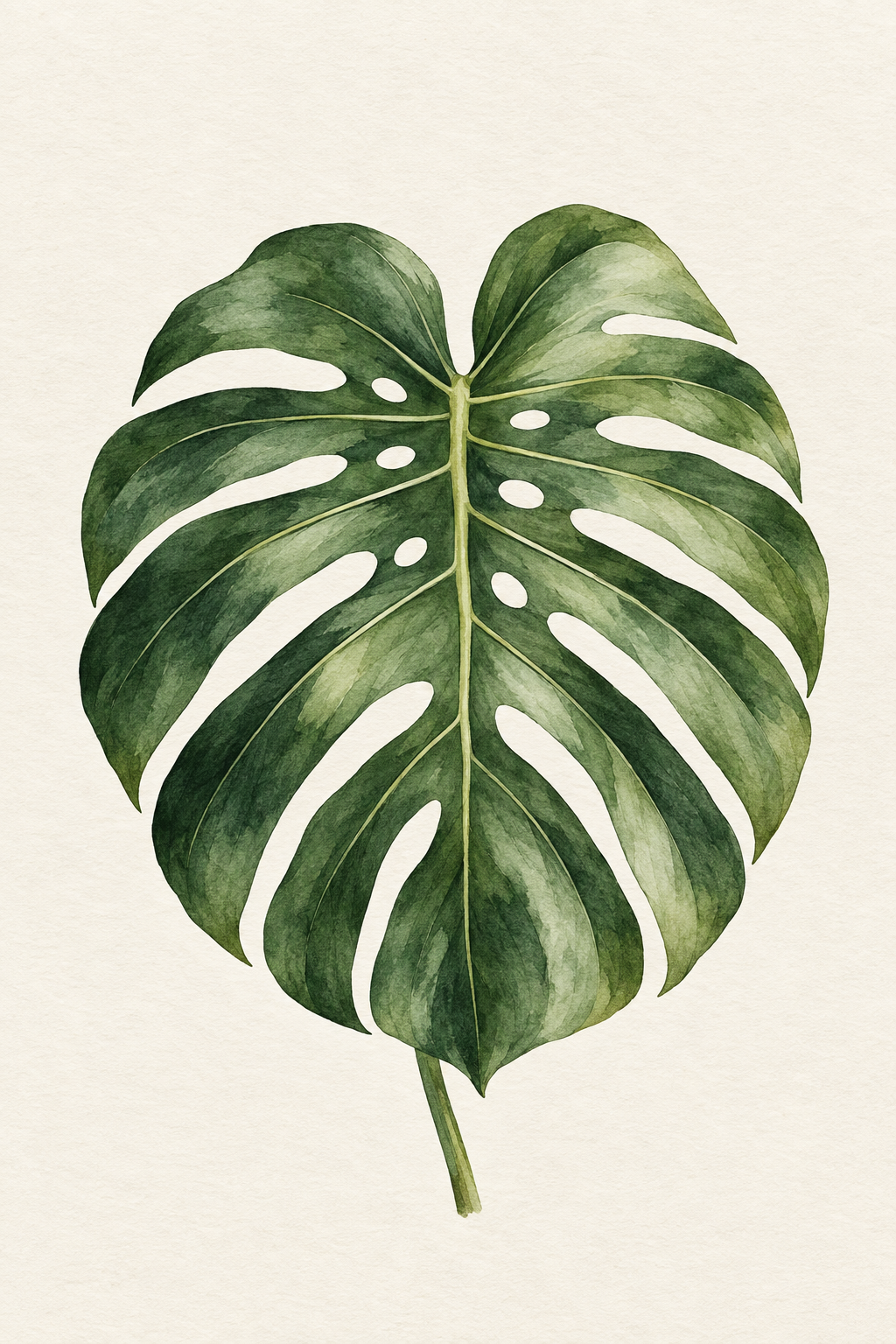 Monstera · Quadro botânico — botanico-01_ver