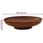 Braseira 80 cm aço — foto 4