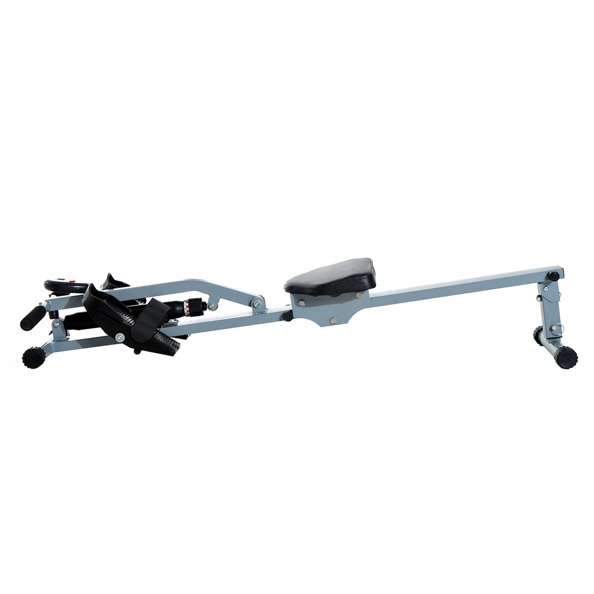 Máquina de Remo com Ecrã LCD para Academia Exercícios de Musculação ou Resistência Carga Máxima 100kg 130x47,5x67cm Cinza — foto 7
