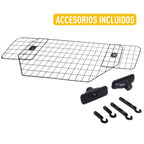 Grade de Segurança de Carro para Cães Universal Grade de Segurança para Cães com Largura Ajustável 89-122x41cm Preto — foto 8