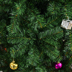 Árvore de Natal Artificial 150cm Ignífugo com 420 Ramos 48 Decorações Folhas de PVC e Suporte Metálico Decoração de Natal para Interior Verde — foto 9