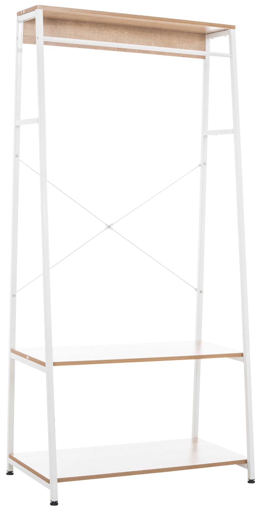 Cabide de pé Luton natural/branco — foto 2