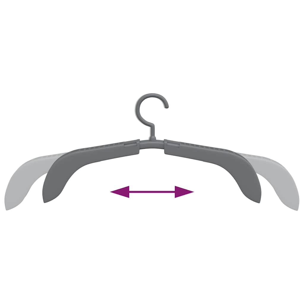 Cabides extensíveis 5 pcs cinzento — foto 6