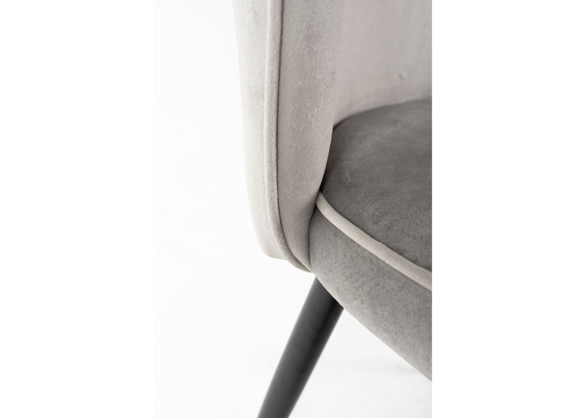 Cadeira Elite Veludo — Cinza — foto 6