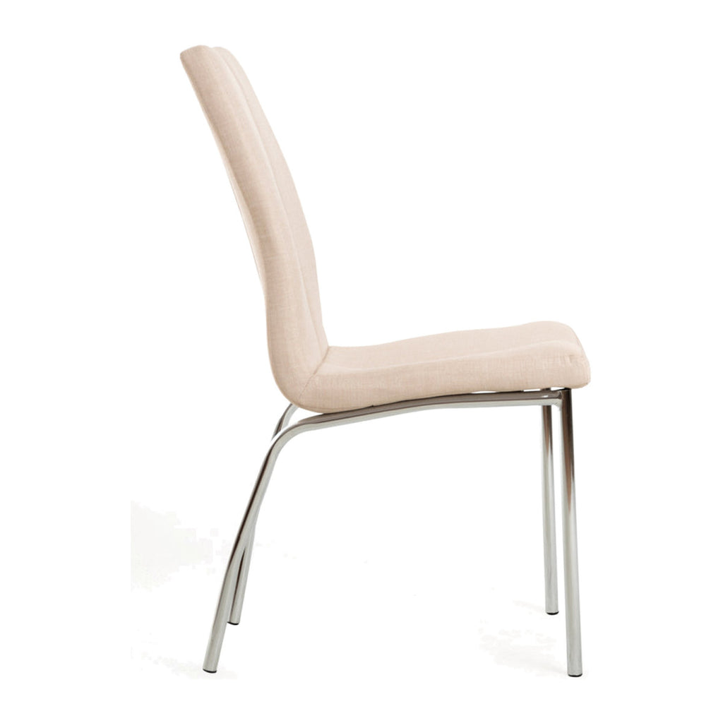 Cadeira Humi Tecido — Beige — foto 3