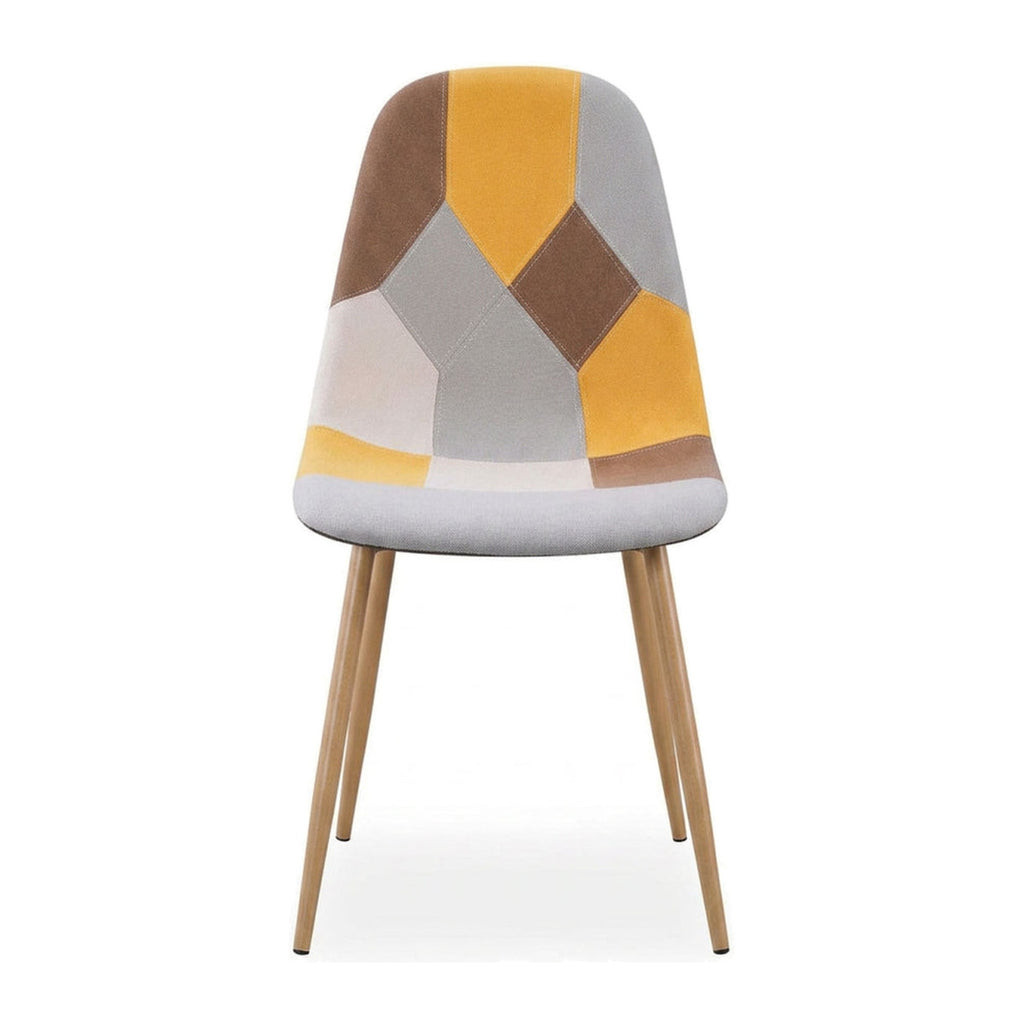 Cadeira Leo Patchwork — Amarelo — foto 4
