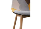 Cadeira Leo Patchwork — Amarelo — foto 7