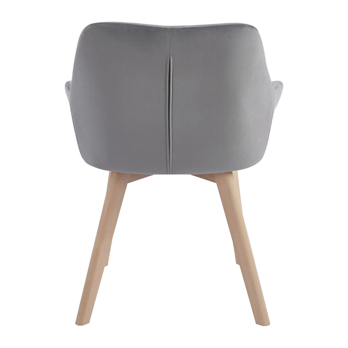 Cadeira Linve Veludo — Cinza — foto 5
