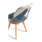 Cadeira Mona Patchwork — Azul — foto 6