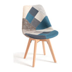 Cadeira Mona Patchwork — Azul — foto 2
