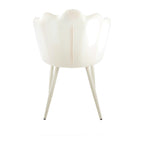 Cadeira Ralya Veludo — Beige — foto 5