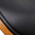 Cadeiras jantar 2 pcs madeira curvada e couro artificial — foto 4