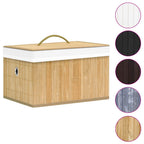 Caixas de arrumação 4 pcs bambu — foto 3