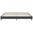 Cama boxspring 200x200 cm tecido cinzento — foto 3
