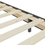 Cama boxspring 200x200 cm tecido cinzento — foto 6