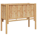 Cama Elevada Castanho 90 x 35 x 70 cm Bambu — foto 2