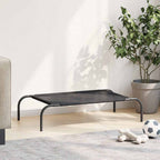 Cama para cães elevada preto S textilene — foto 2