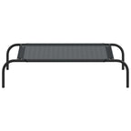Cama para cães elevada preto S textilene — foto 3