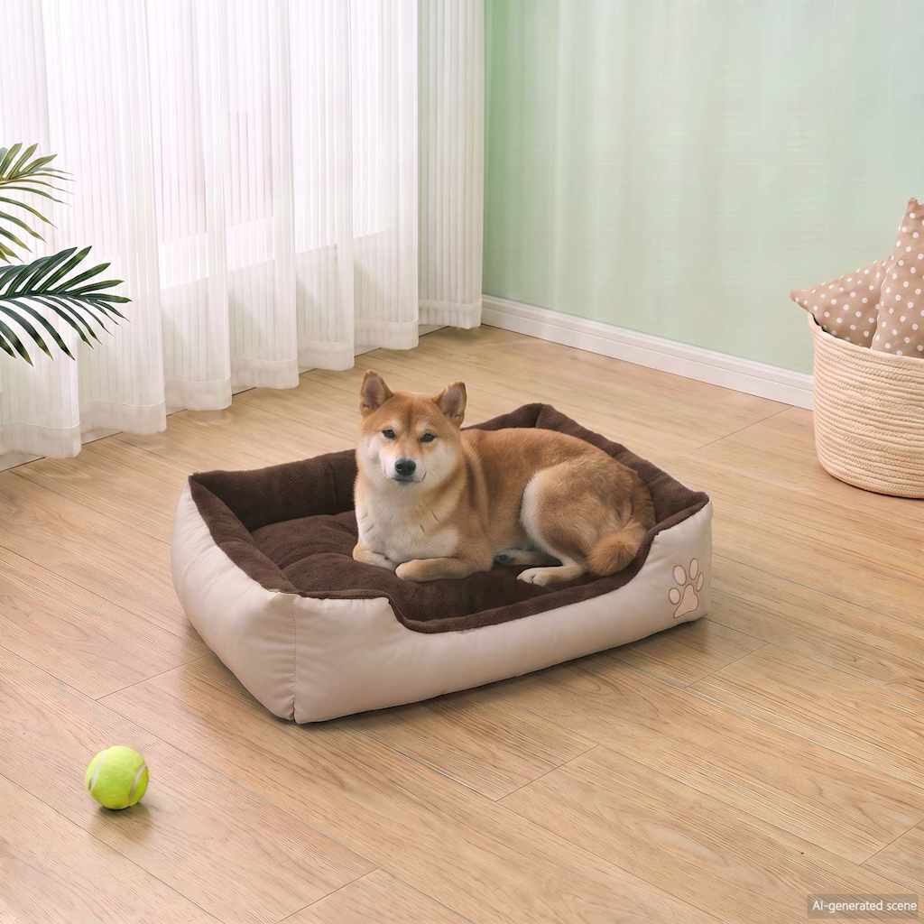 Cama para cães quente com almofadão acolchoado M — foto 1
