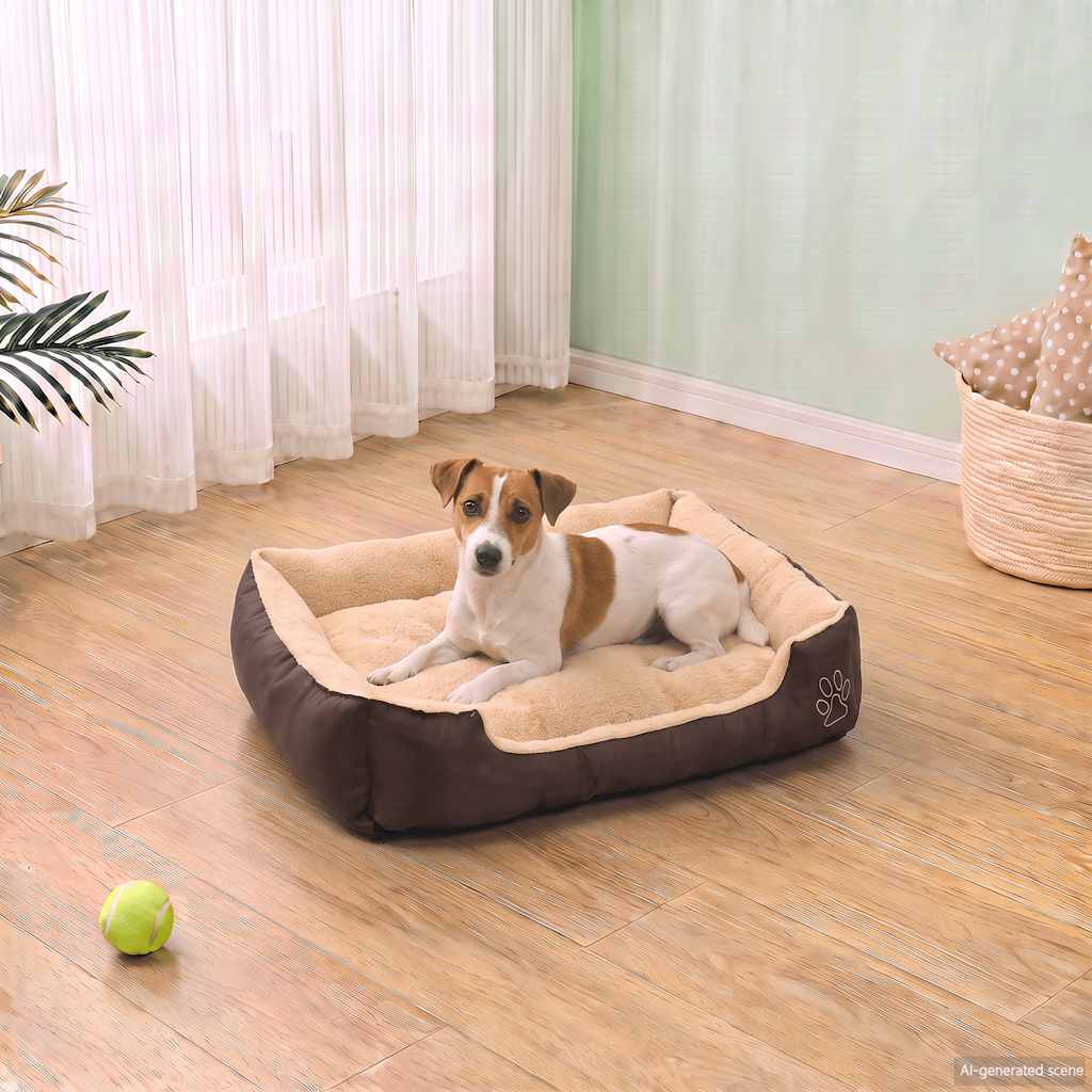 Cama para cães quente com almofadão acolchoado S — foto 1