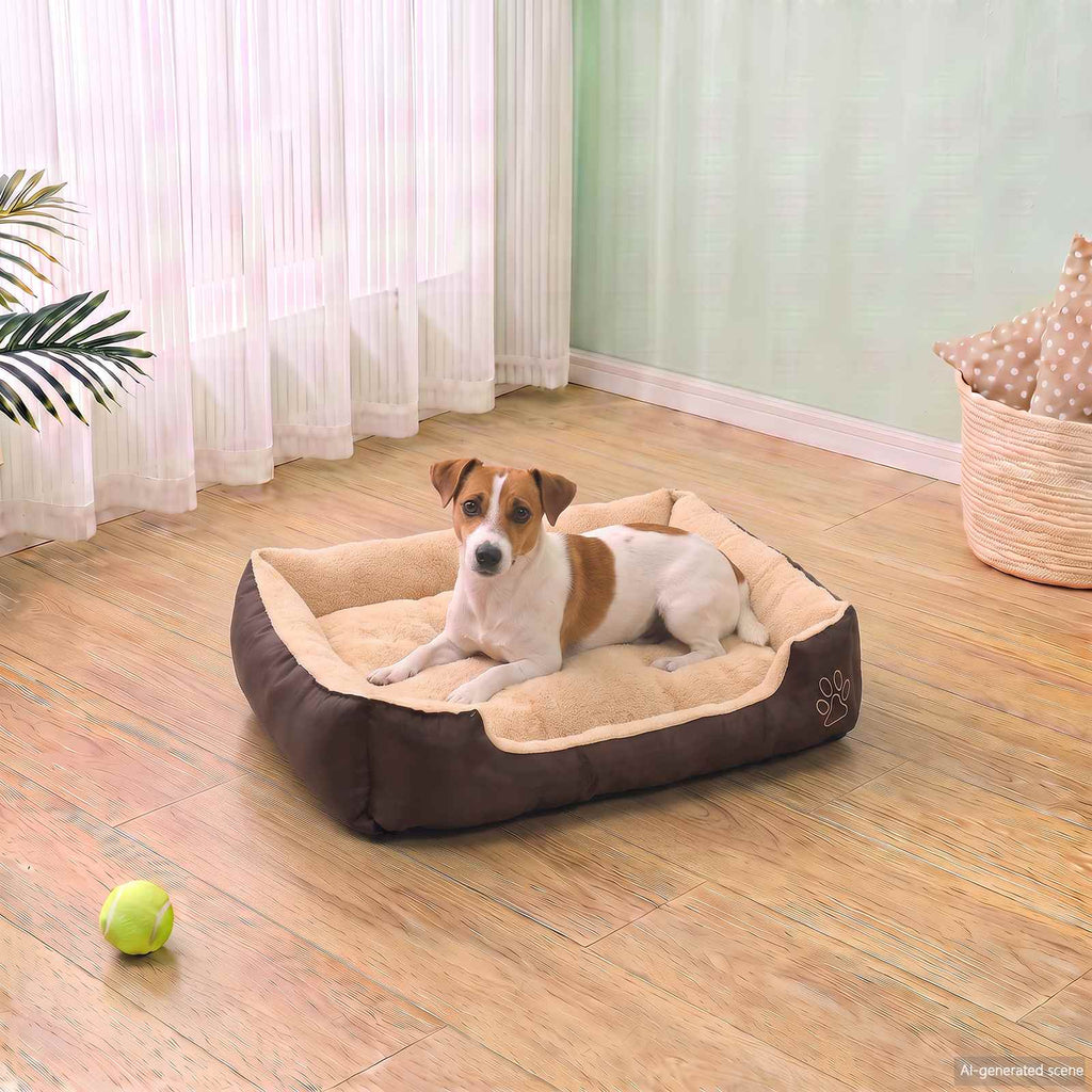 Cama para cães quente com almofadão acolchoado S — foto 2