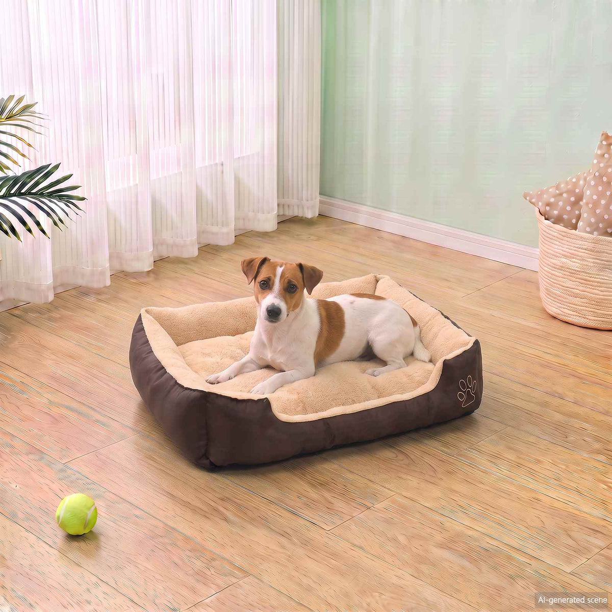 Cama para cães quente com almofadão acolchoado S — foto 2
