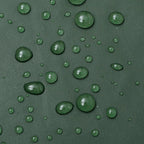 Capa de chuva comprida resistente e impermeável + capuz verde L — foto 4