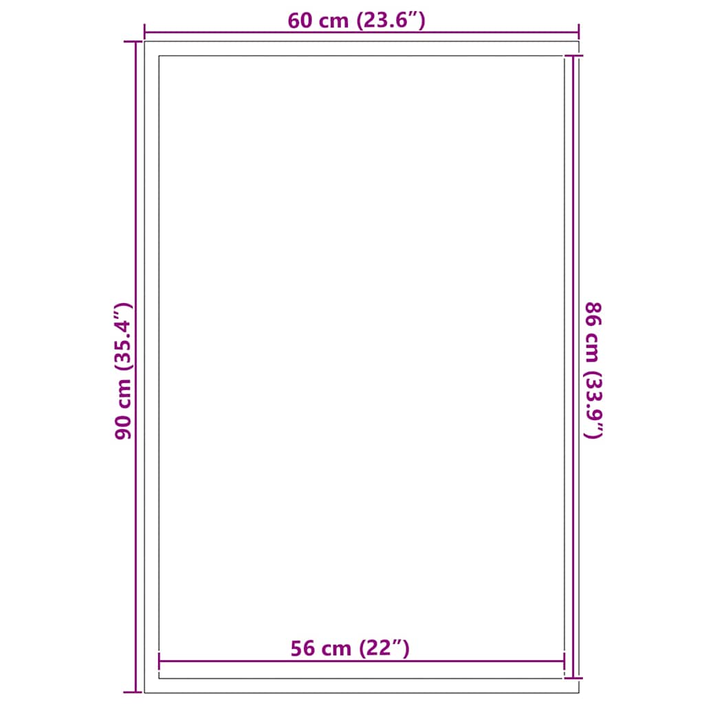 Capacho 60x90 cm azul — foto 6