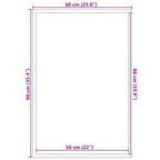 Capacho 60x90 cm azul — foto 6
