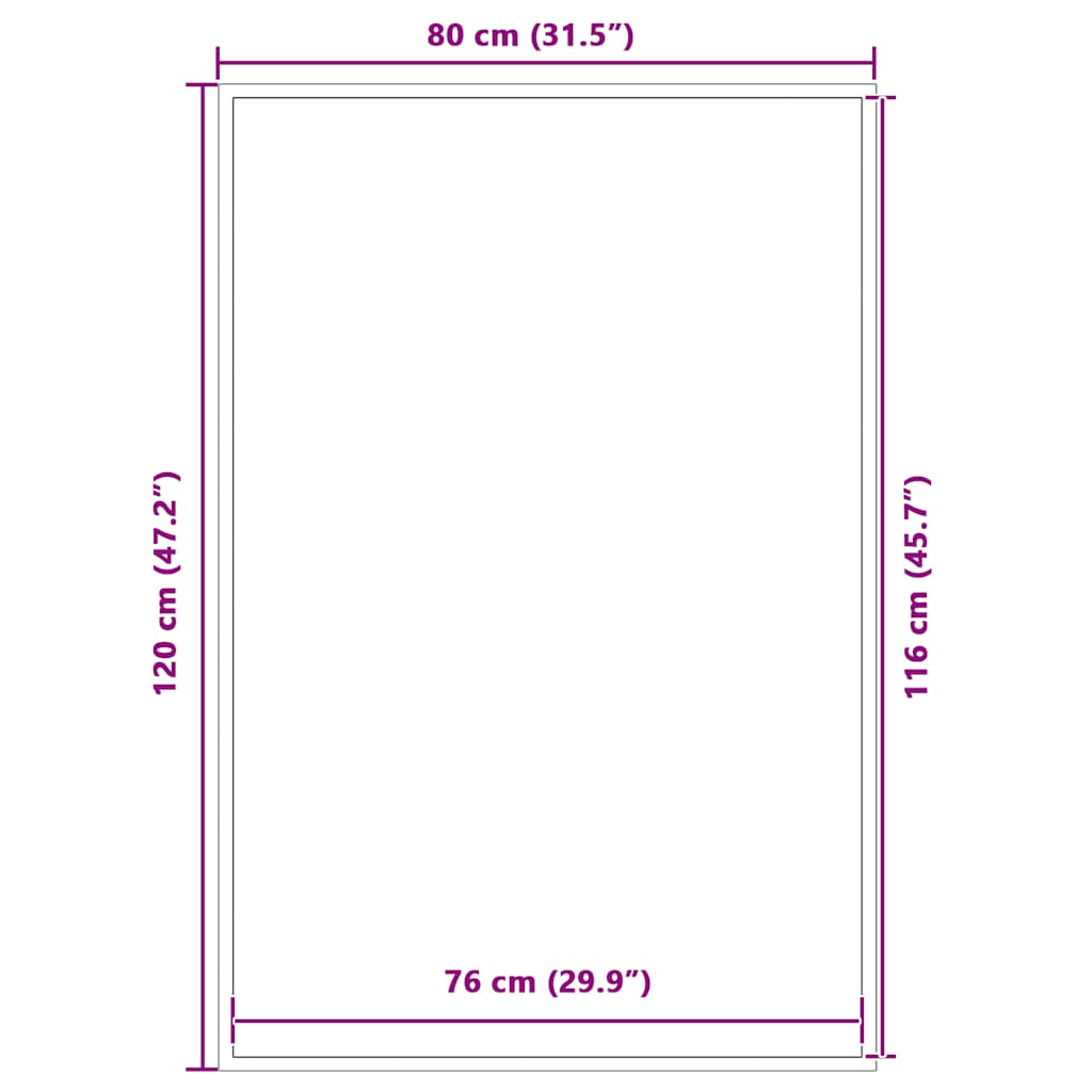 Capacho 80x120 cm azul — foto 4