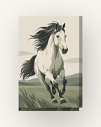 Galope · Minimalista · Quadro de cavalos — acabamento:slim