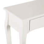 Mesa Tipo Consola para Sala de Estar Consola para Entrada com 2 Gavetas e Prateleira Inferior 100x33x75cm Branco — foto 8