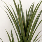 Planta Artificial de Mandioca com Vaso 190cm Planta Artificial com 39 Folhas Realistas para Decoração em Casa Sala de Estar Escritório Ø17x190 cm Verde — foto 9