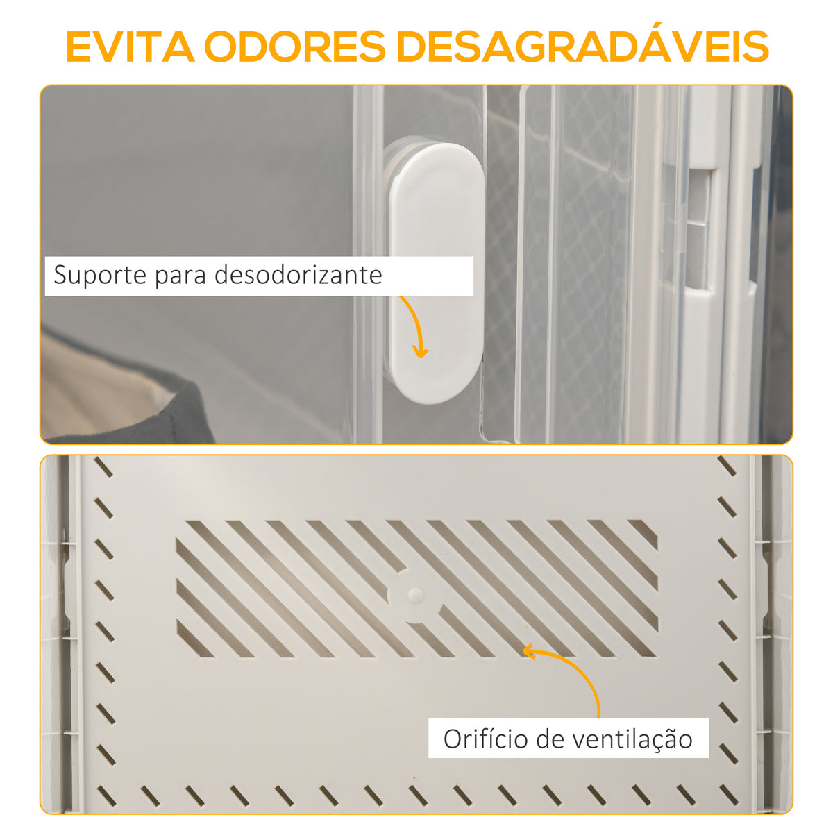 Armário Modular de Plástico Sapateira Modular com 18 Cubos Portas Magnéticas Organizador de Sapatos para Entrada Corredor Dormitório 28x36x21cm Transparente — foto 5