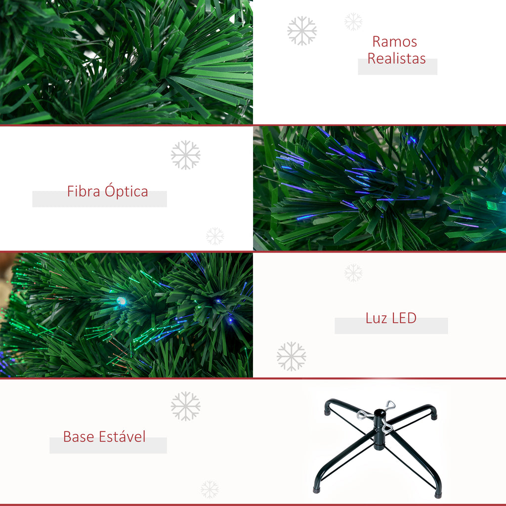 Árvore de Natal Artificial 90cm Árvore de Natal com 12 Luzes LED 3 Cores e 90 Ramos PVC Decoração de Natal Verde — foto 7
