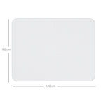 Tapete Protetor Retangular para Cadeira de Escritório 90x120 cm Protetor de Chão de PVC Transparente — foto 3