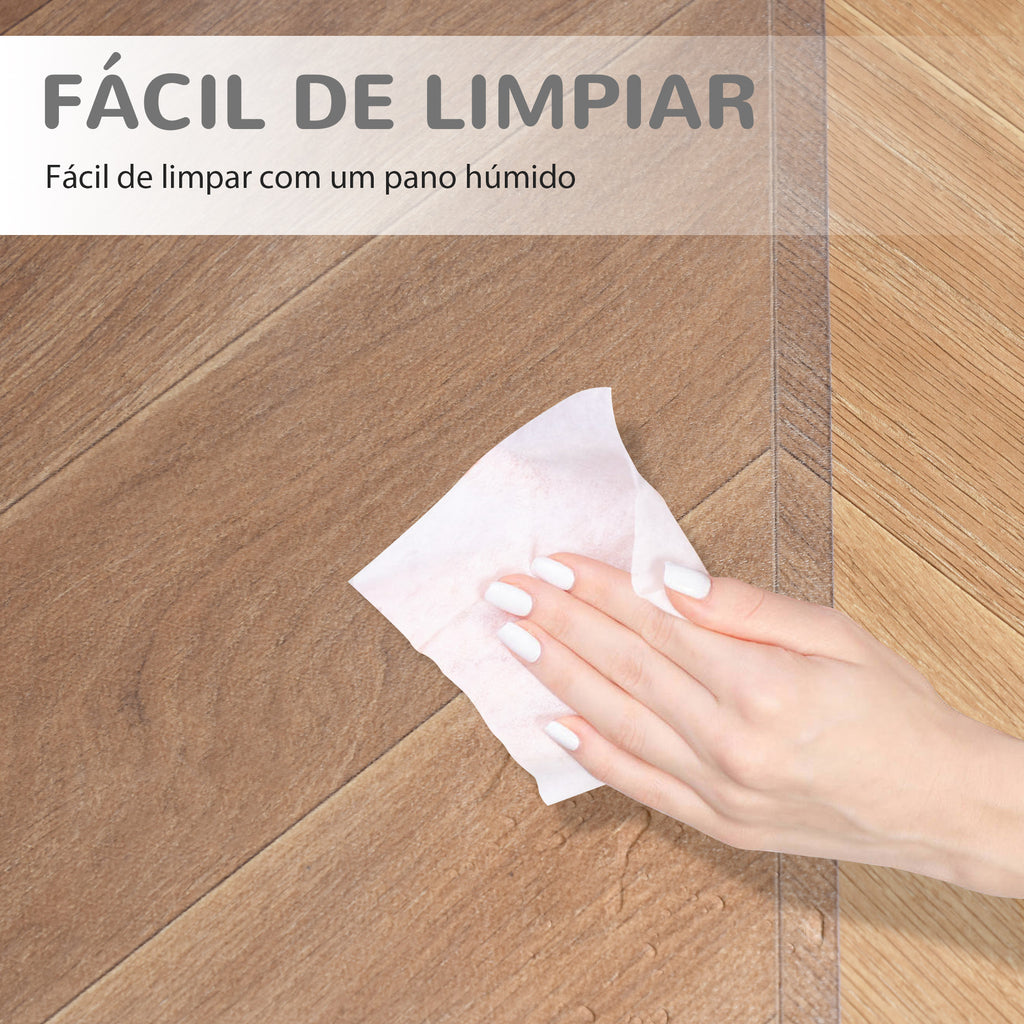 Tapete Protetor Retangular para Cadeira de Escritório 90x120 cm Protetor de Chão de PVC Transparente — foto 6