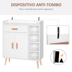 Armário Gabinete Móveis Multiuso para Sala de Jantar Sala de Estar Casa de Banho Corredor 80x29,5x96cm — foto 5