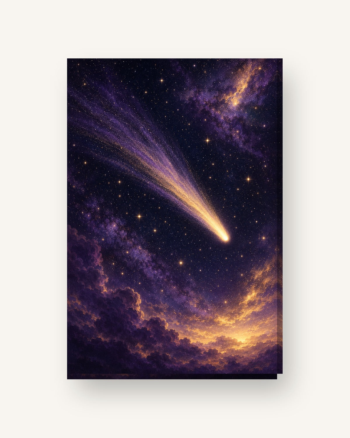 Cometa · Arte digital · quadro constelações — celeste-cometa-digital_ver_cartao