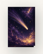 Cometa · Arte digital · quadro constelações — acabamento:slim