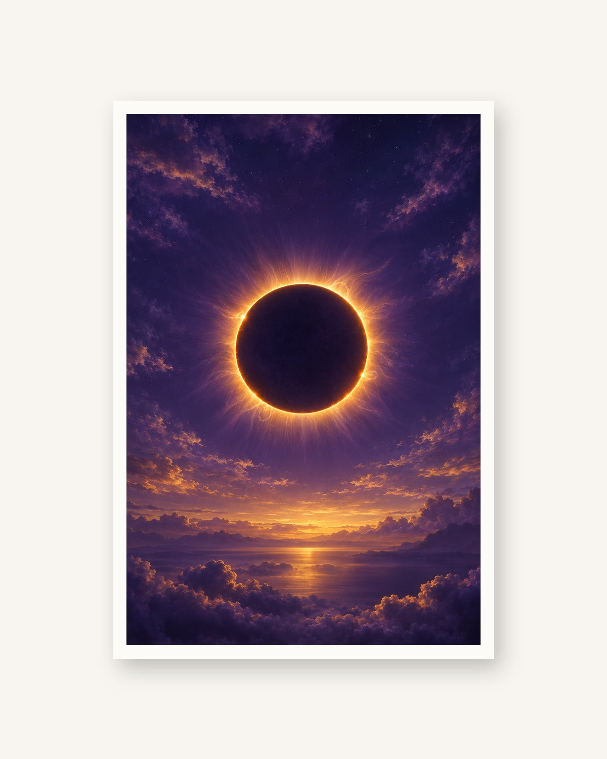 Eclipse · Arte digital · quadro constelações — acabamento:poster