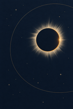 Eclipse · Minimalista · quadro constelações — celeste-eclipse-minimal_ver