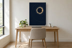 Eclipse · Minimalista · quadro constelações — celeste-eclipse-minimal_ver_50x70_escritorio