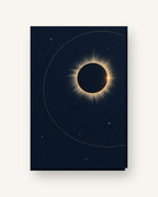 Eclipse · Minimalista · quadro constelações — celeste-eclipse-minimal_ver_cartao