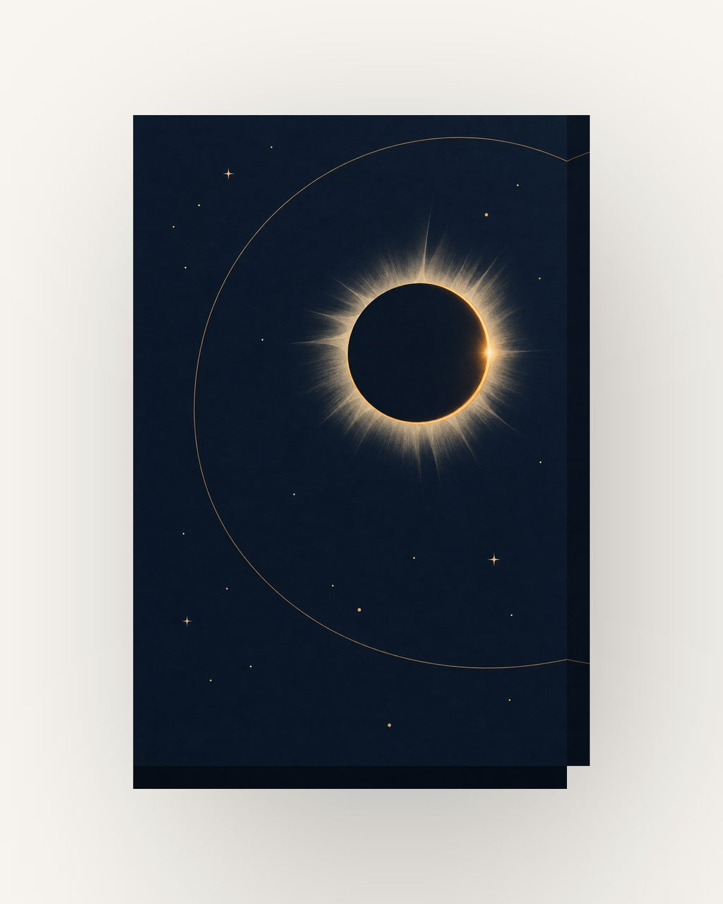Eclipse · Minimalista · quadro constelações — acabamento:slim