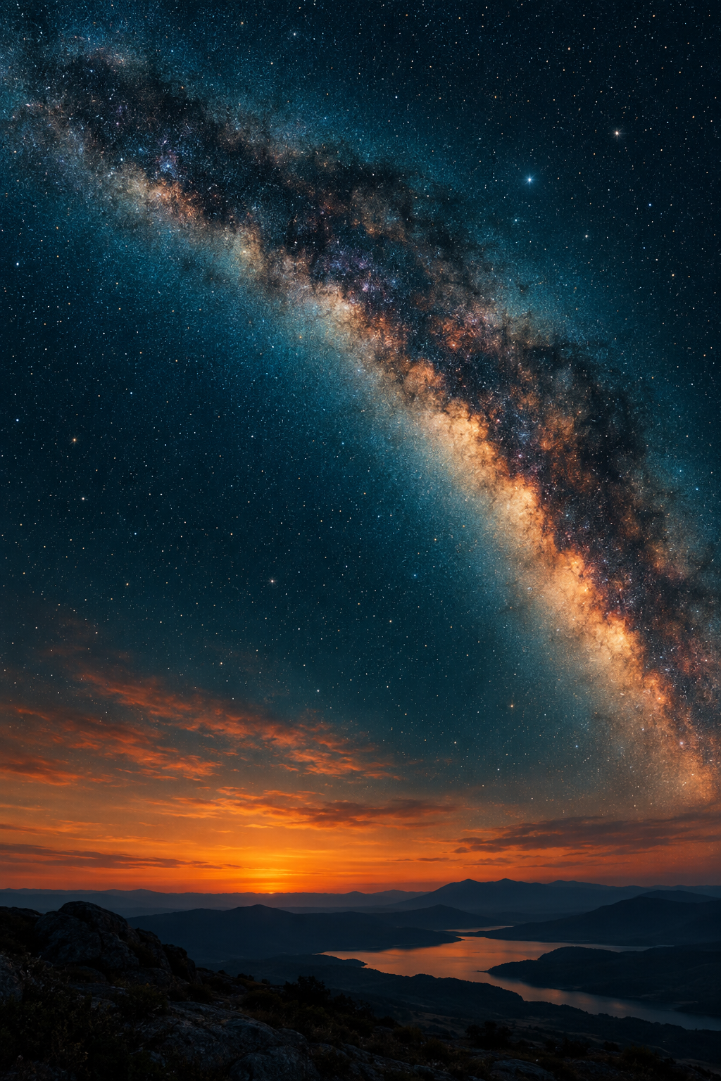 Via Láctea · Arte digital · quadro constelações — celeste-via-lactea-digital_ver