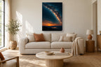 Via Láctea · Arte digital · quadro constelações — celeste-via-lactea-digital_ver_70x100_sala