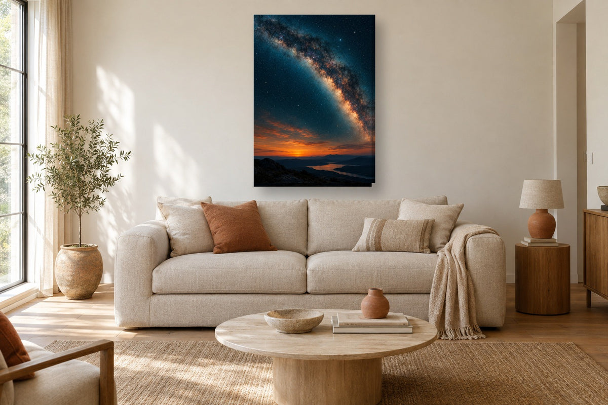 Via Láctea · Arte digital · quadro constelações — celeste-via-lactea-digital_ver_70x100_sala
